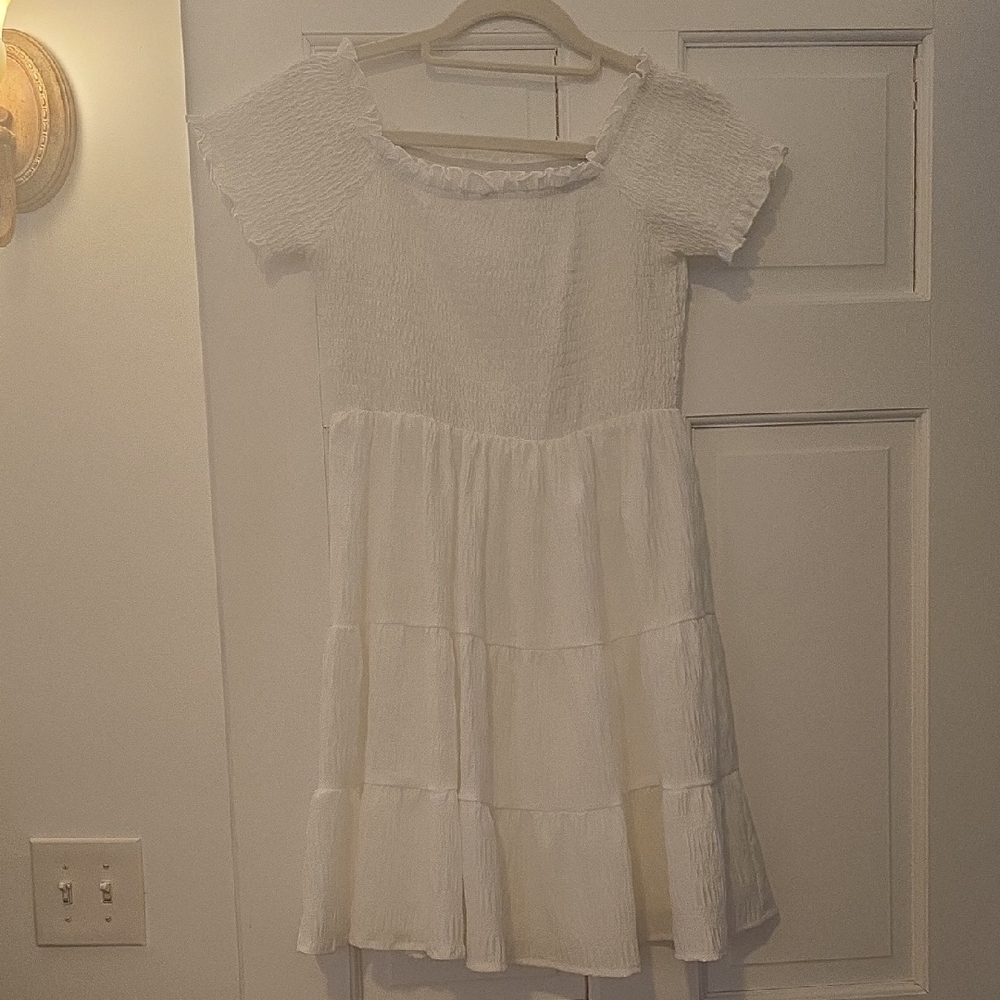 Charming White Kids Dress